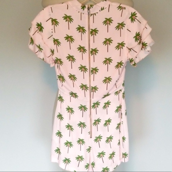 Alice & Olivia palm tree romper EUC - Picture 2 of 6